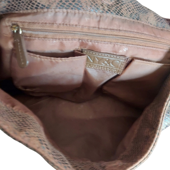 New York & Company Snakeskin Print Hobo Shoulder Bag - Picture 7 of 7